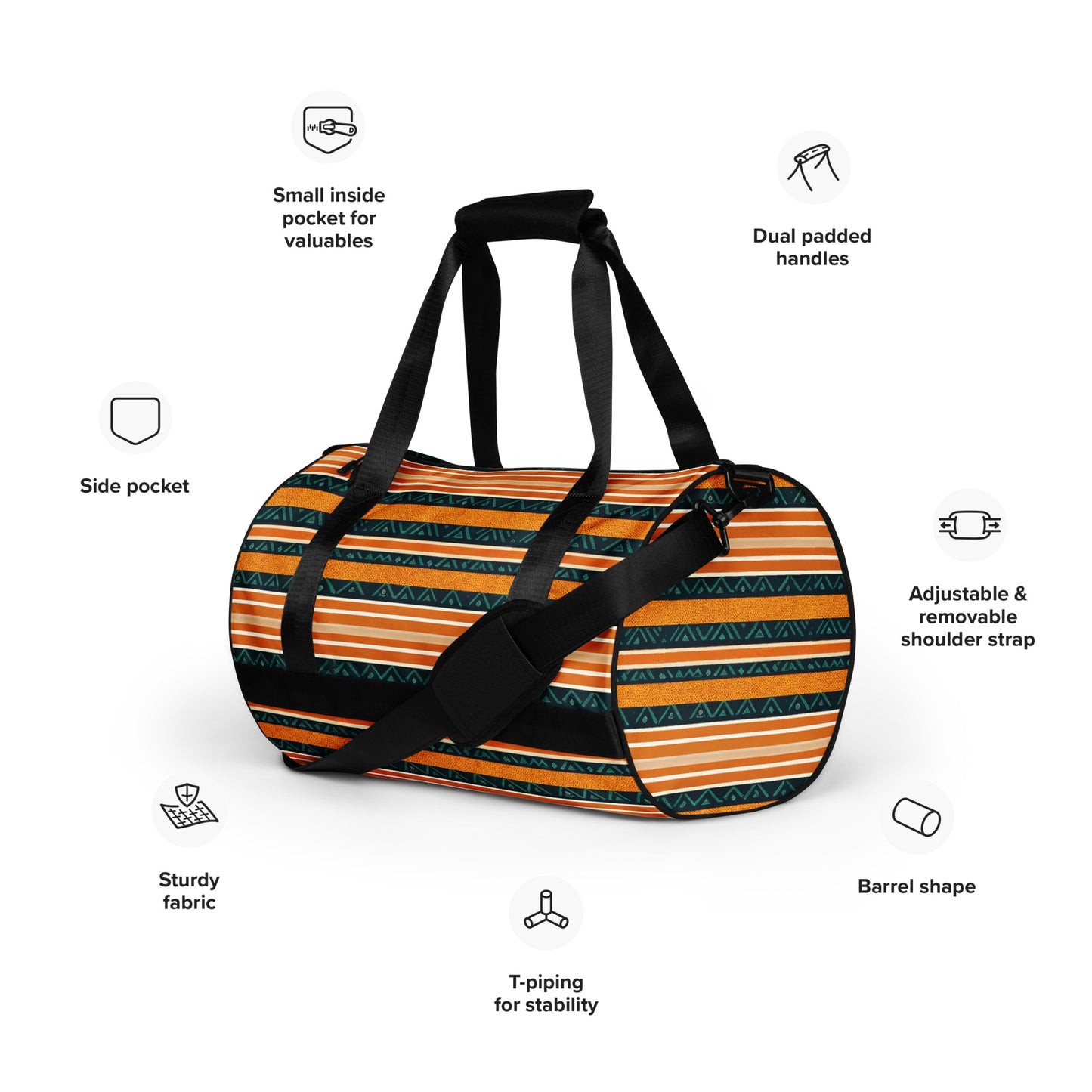 Serengeti Symphony gym bag