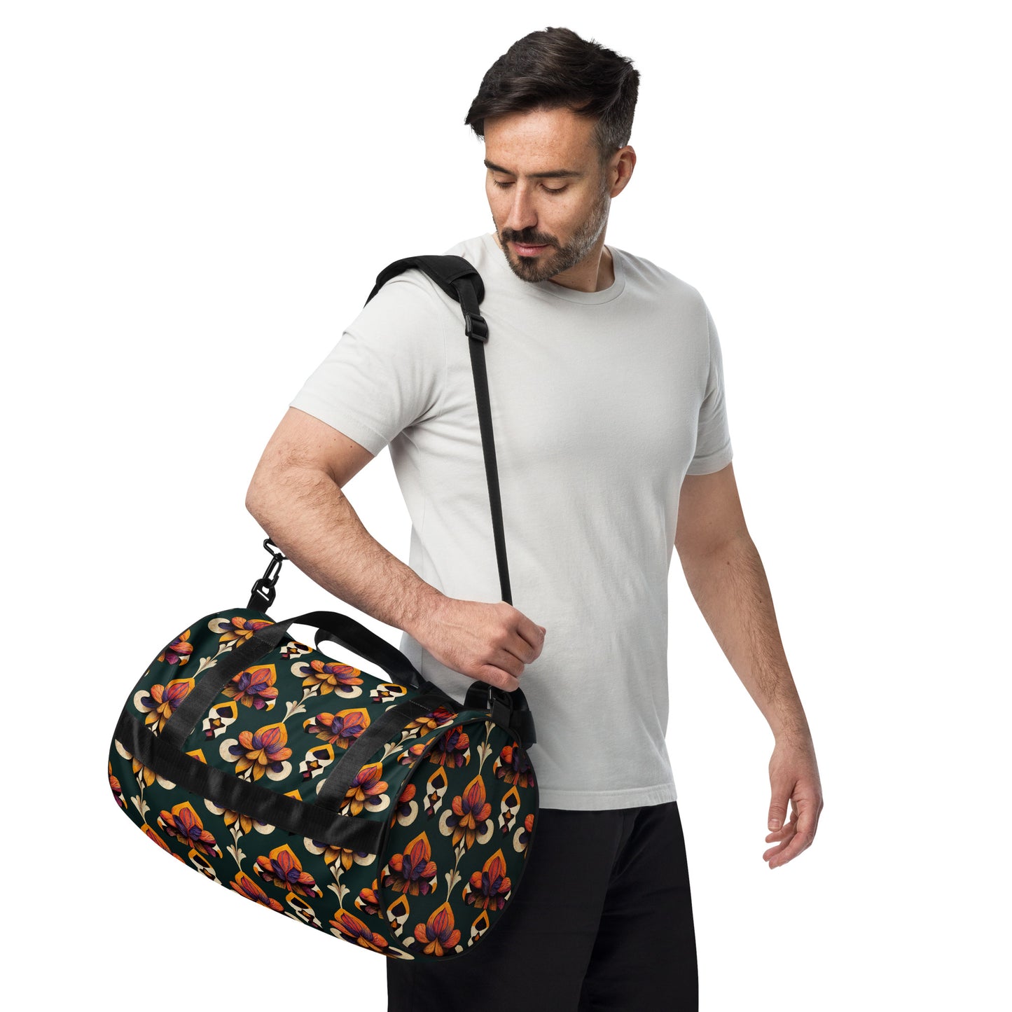 Taza’s Radiant Petals gym bag