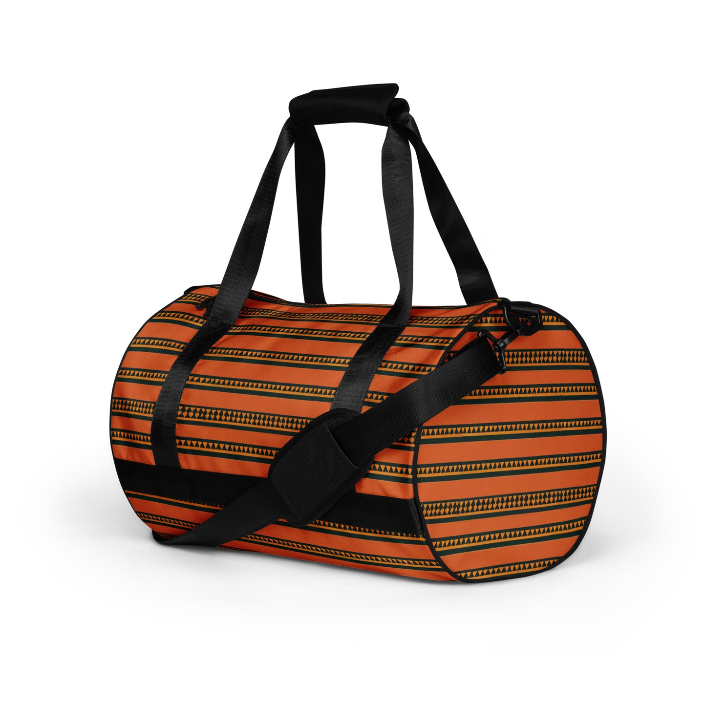 Timbuktu Tangerine Tapestry gym bag