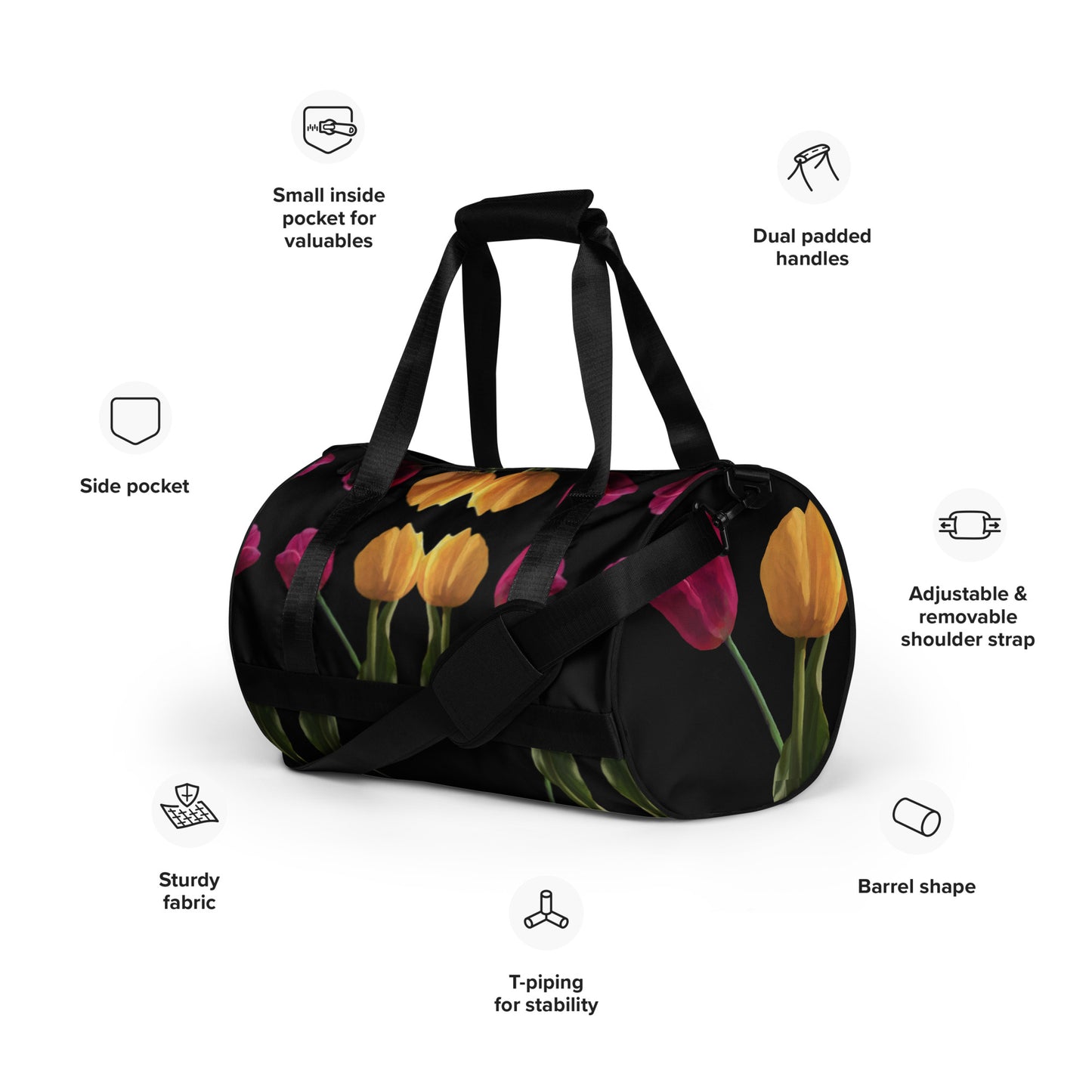 Jermita’s Tulips gym bag