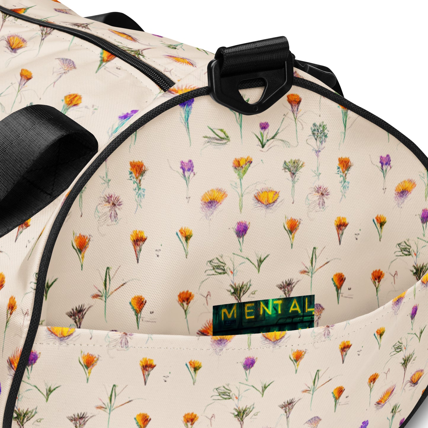 Sketches in Bloom gym bag