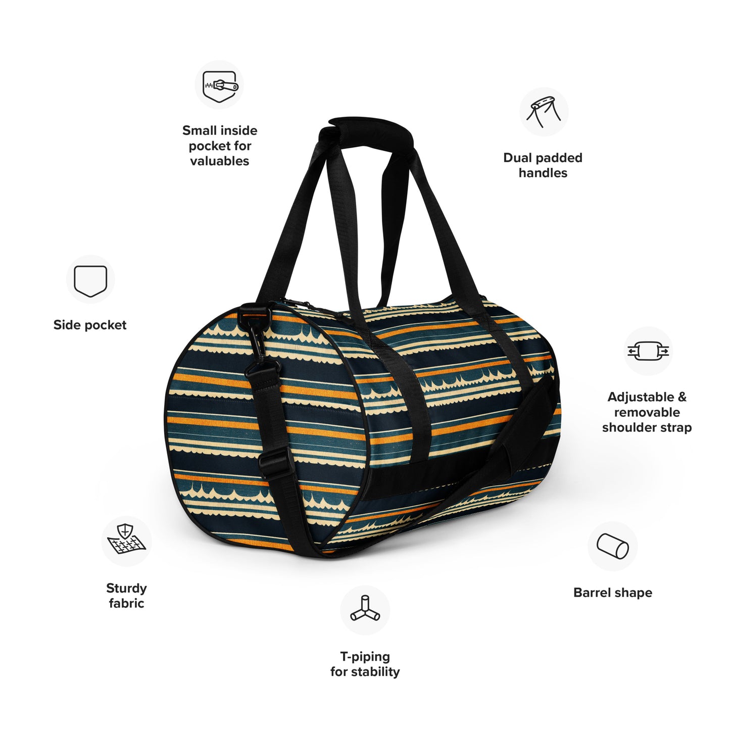 Ebb and Flow gym bag