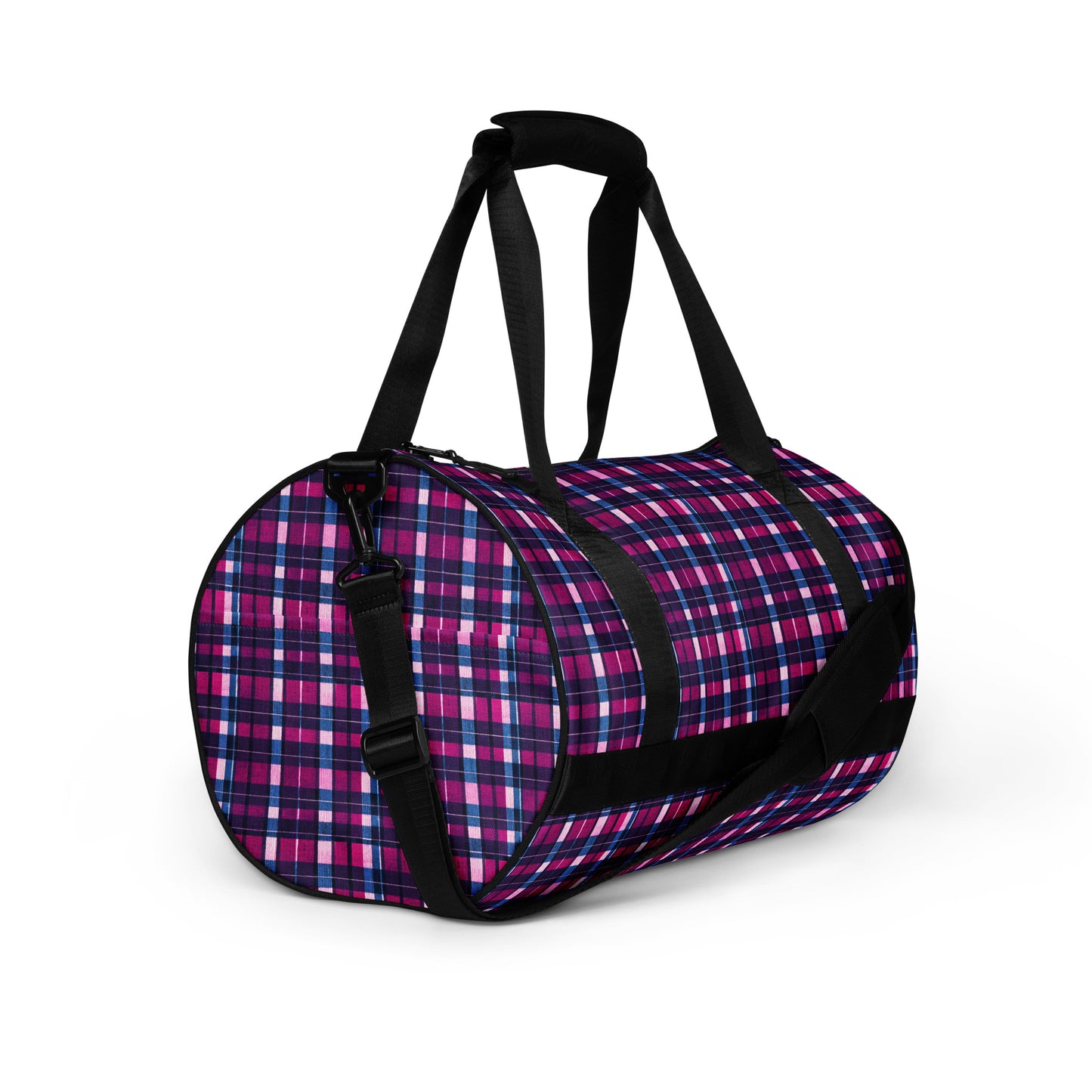 Fuchsia Fusion Check gym bag