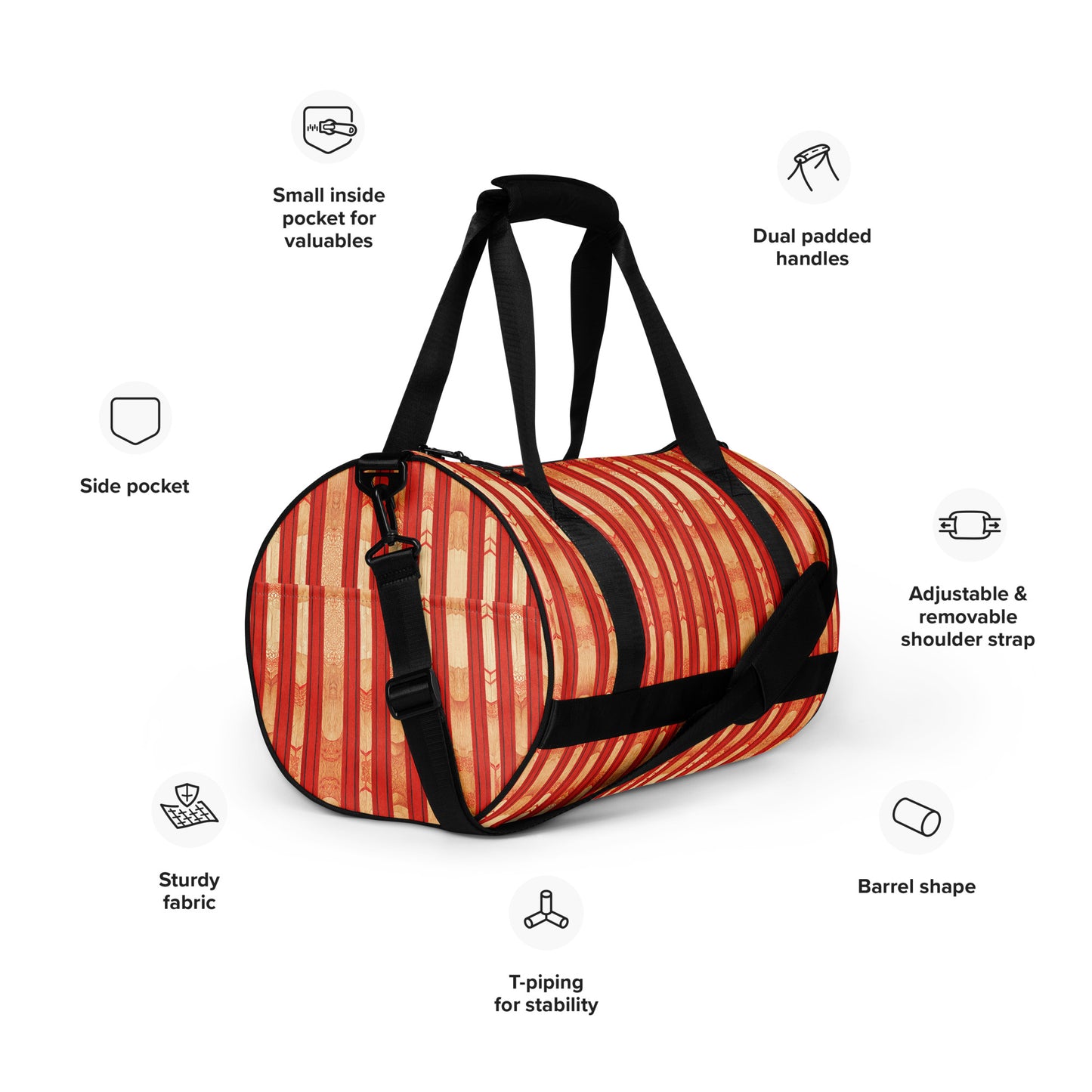 Scarlet Ribbon gym bag