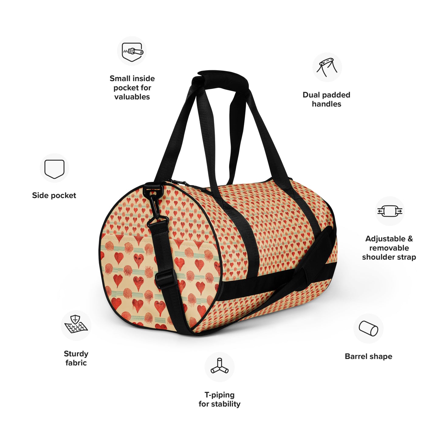 Loves Prints gym bag