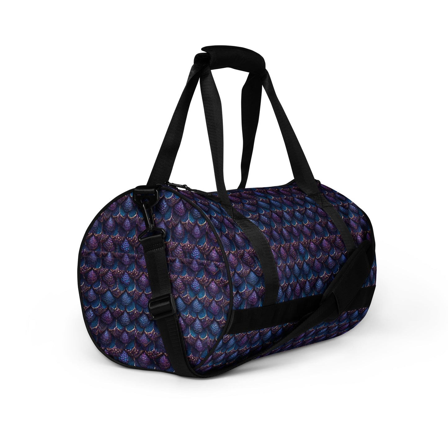 Luminosa, the Radiant Amethyst Drakon gym bag