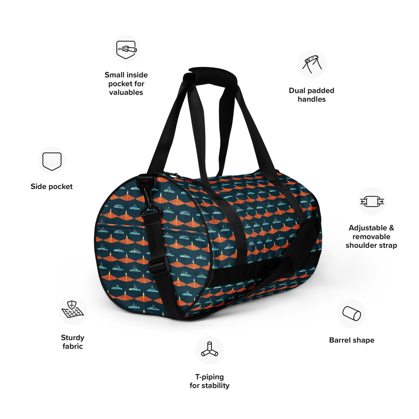 Mariners Melody gym bag