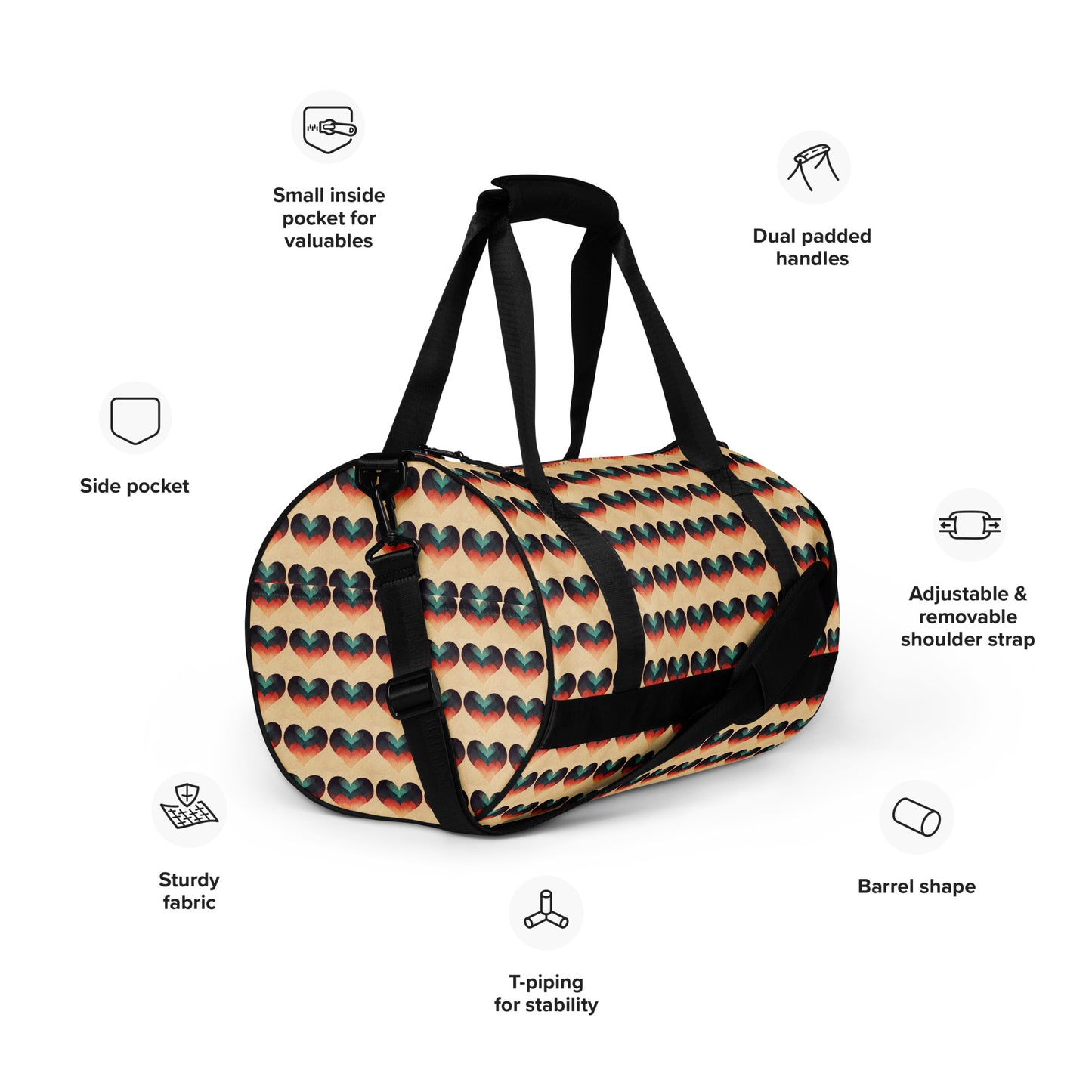 Romantic Reverie gym bag