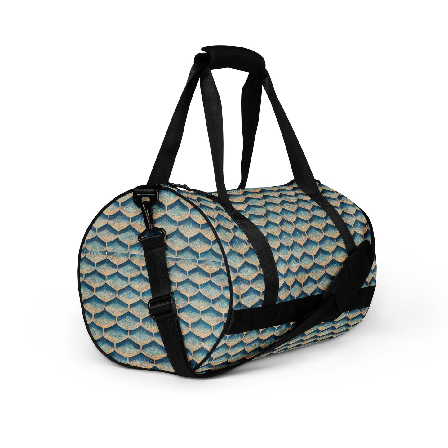 Seafoam Scales gym bag