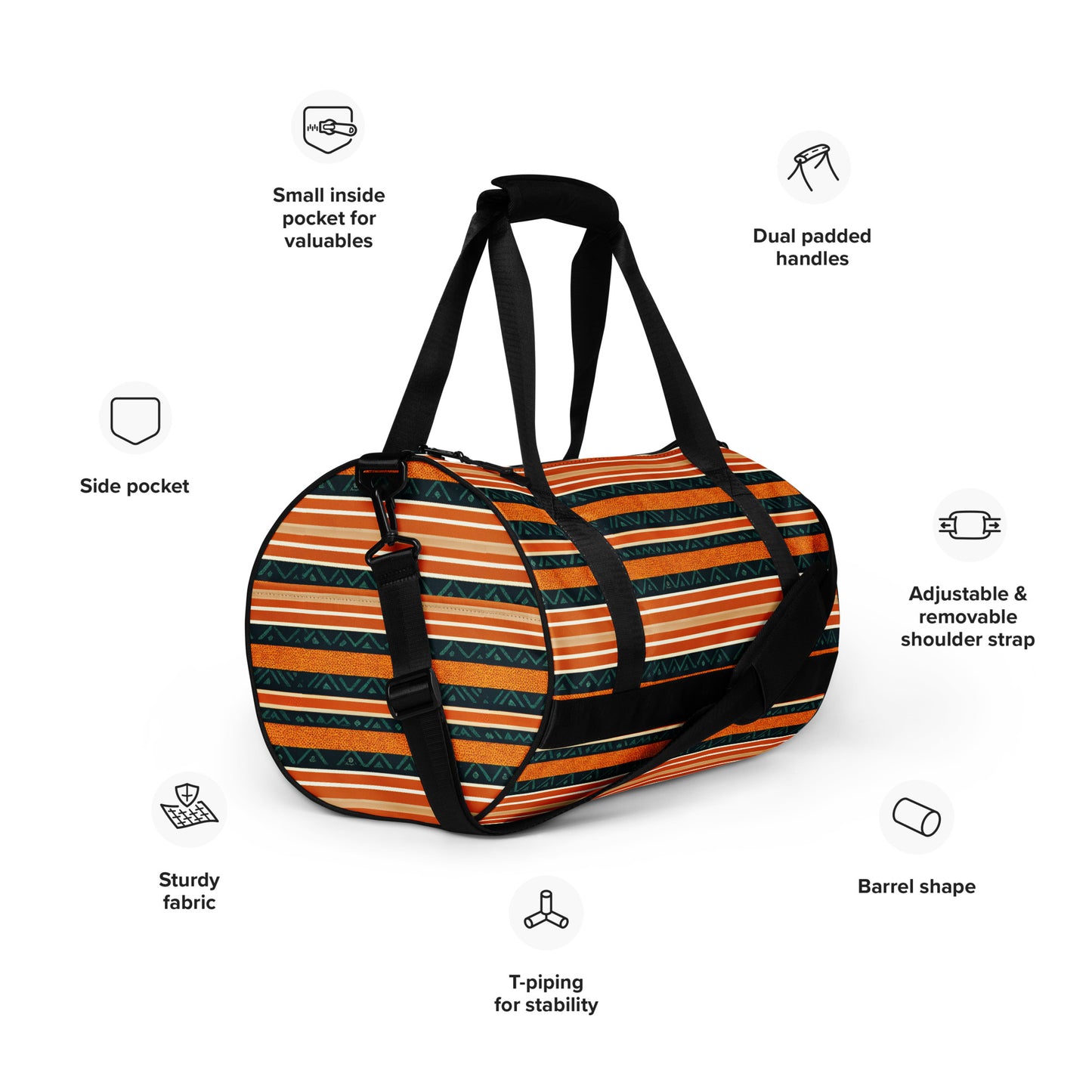 Serengeti Symphony gym bag