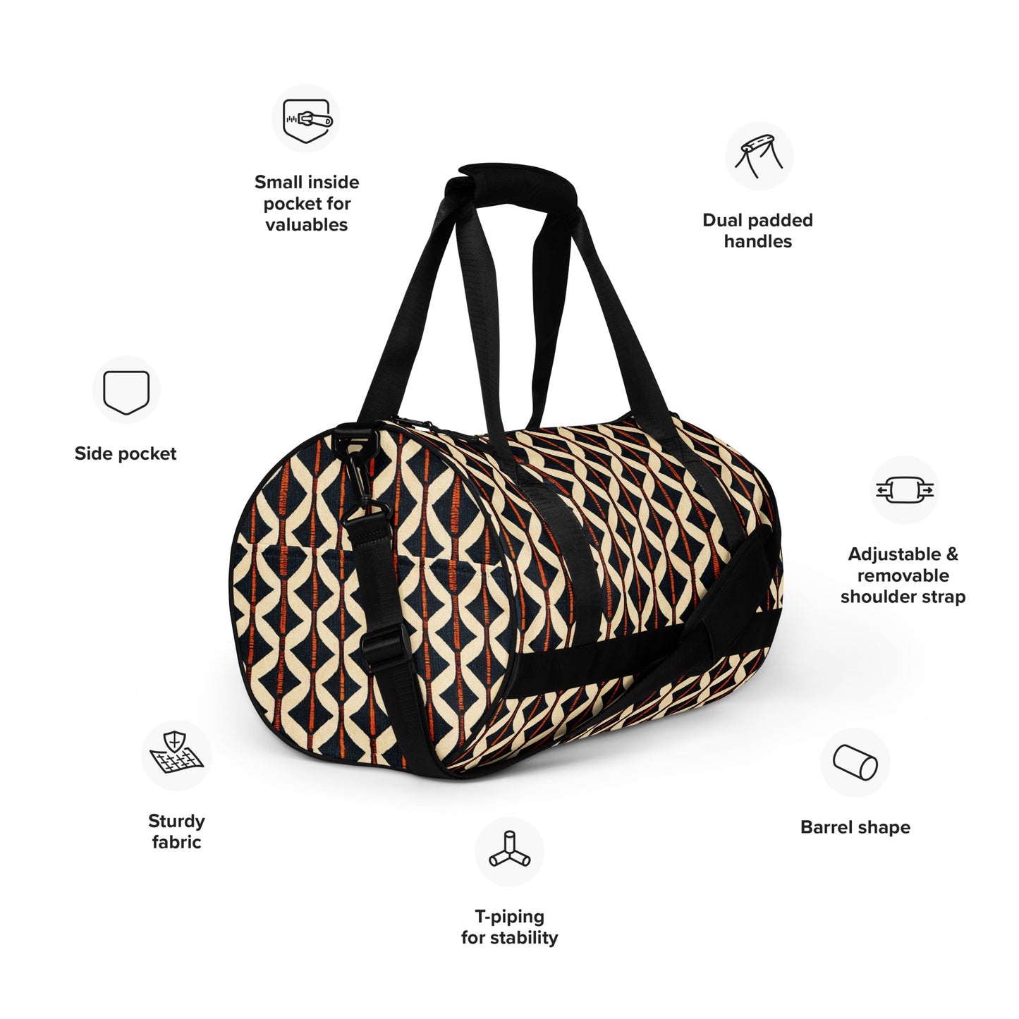 Tribal Tones In Harmony gym bag