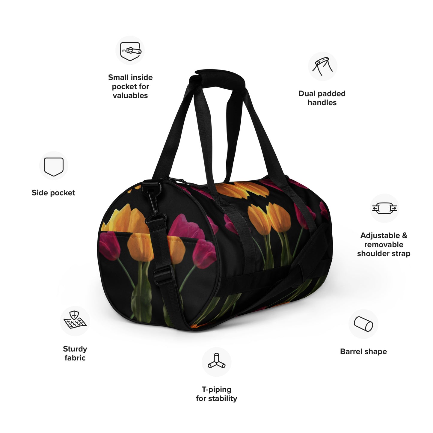 Jermita’s Tulips gym bag