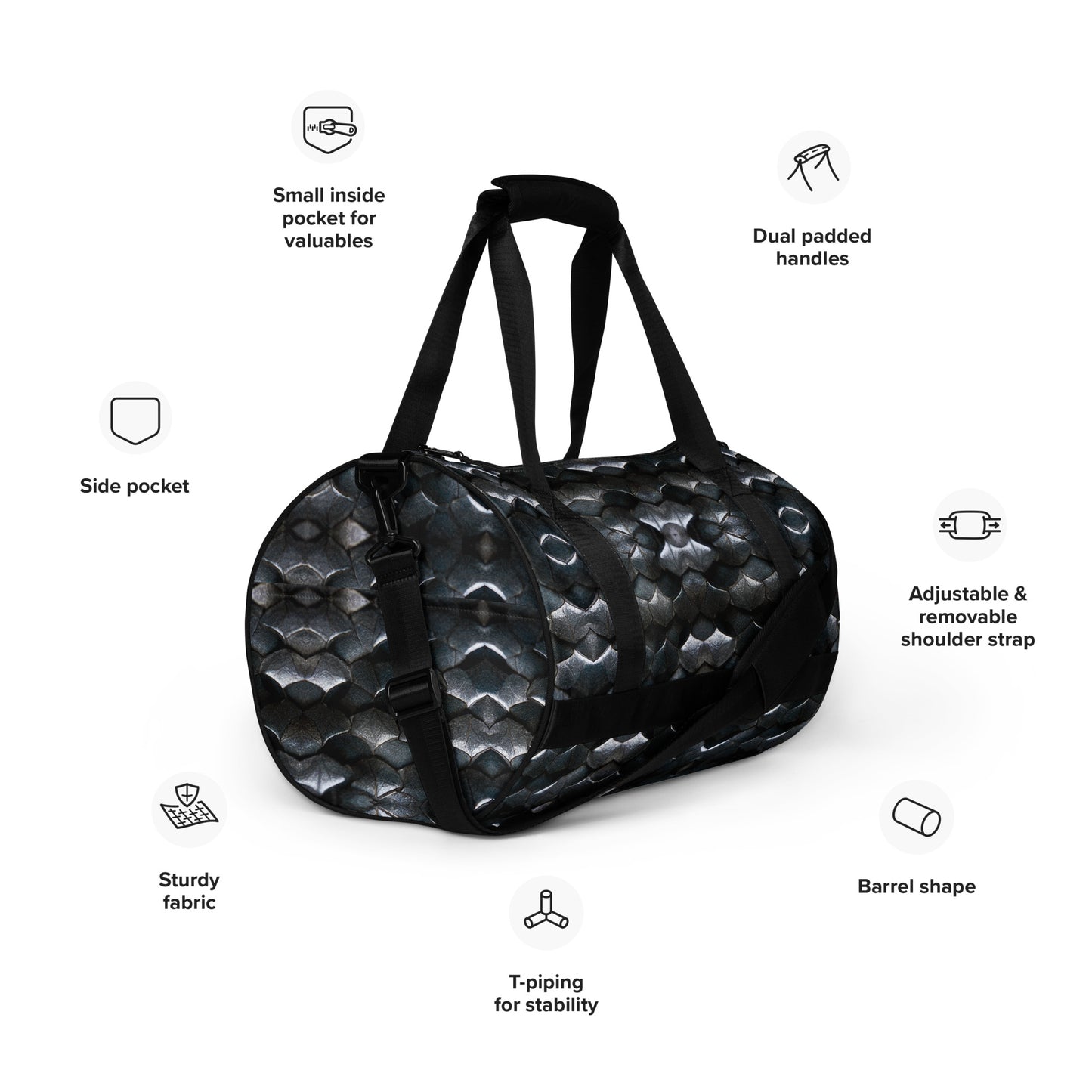 Josephus, the Ironclad Guardian gym bag