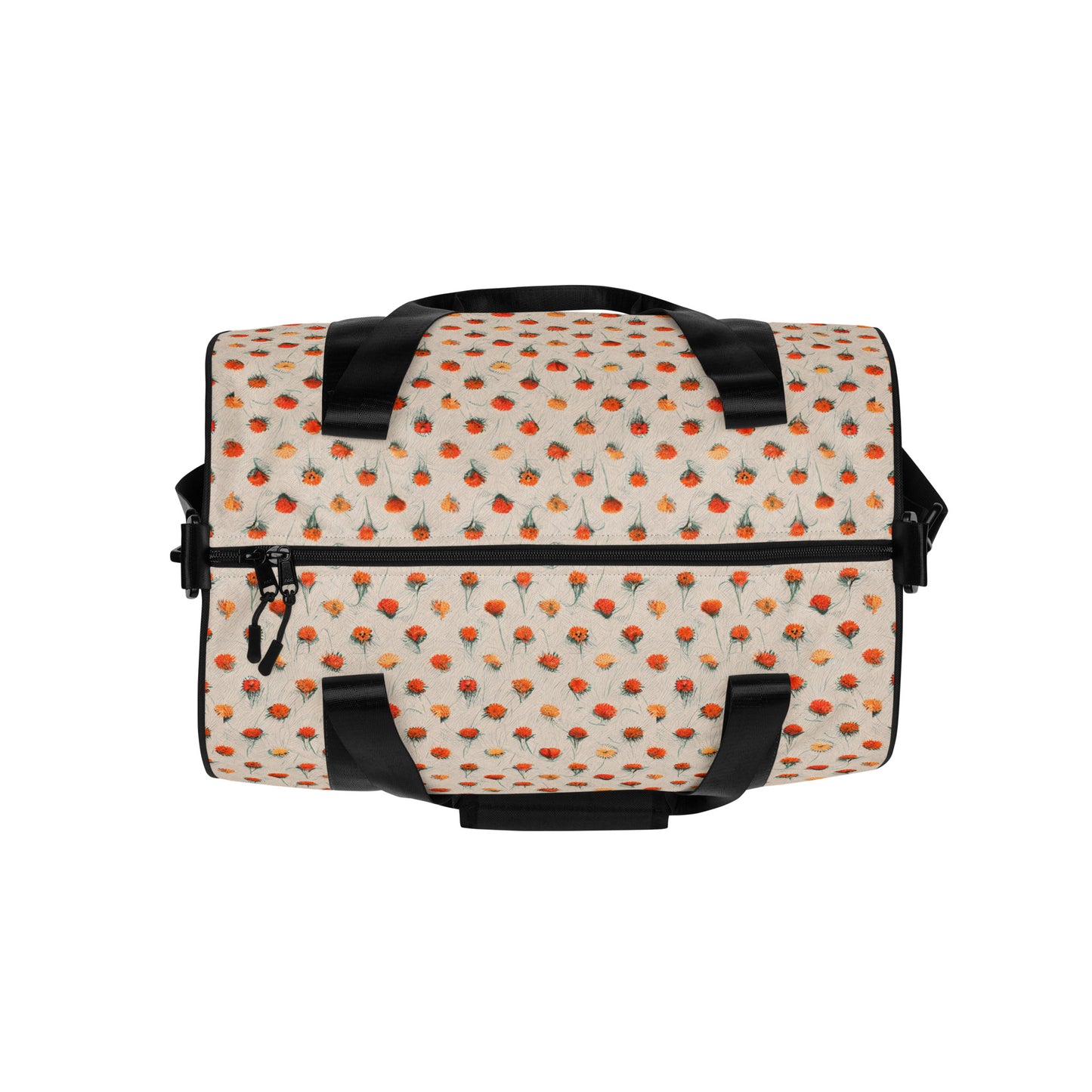 Fiery Meadow Sketch gym bag