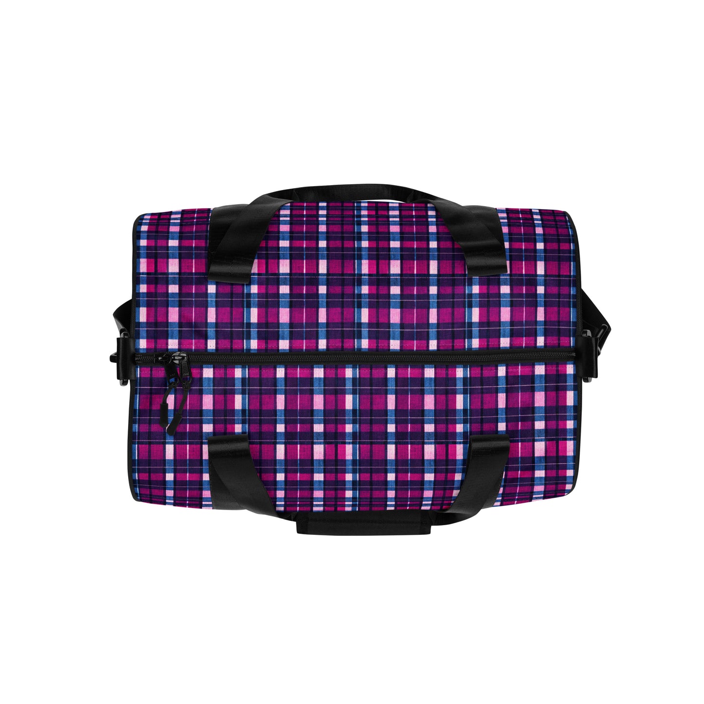 Fuchsia Fusion Check gym bag