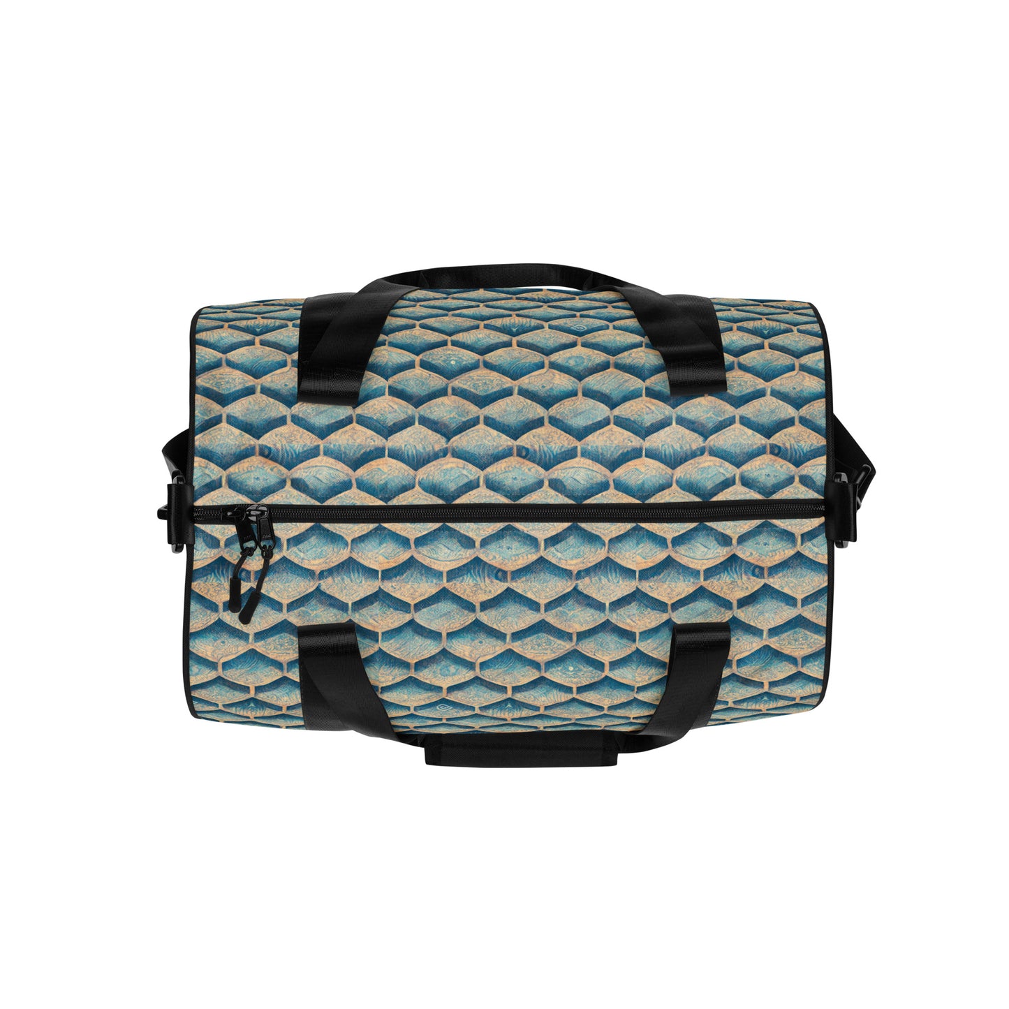 Seafoam Scales gym bag