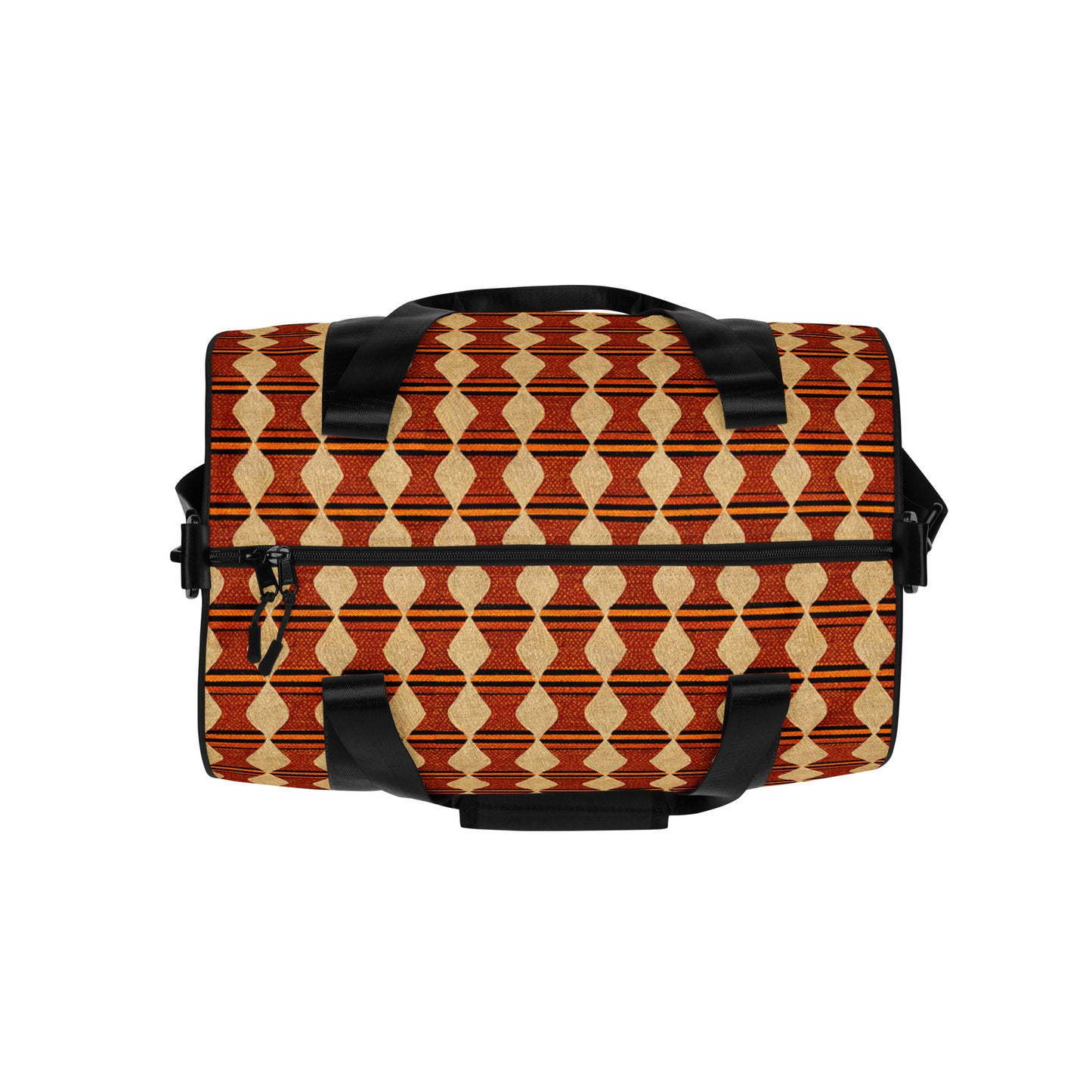 Tribal Tranquility In Neutral gym bag