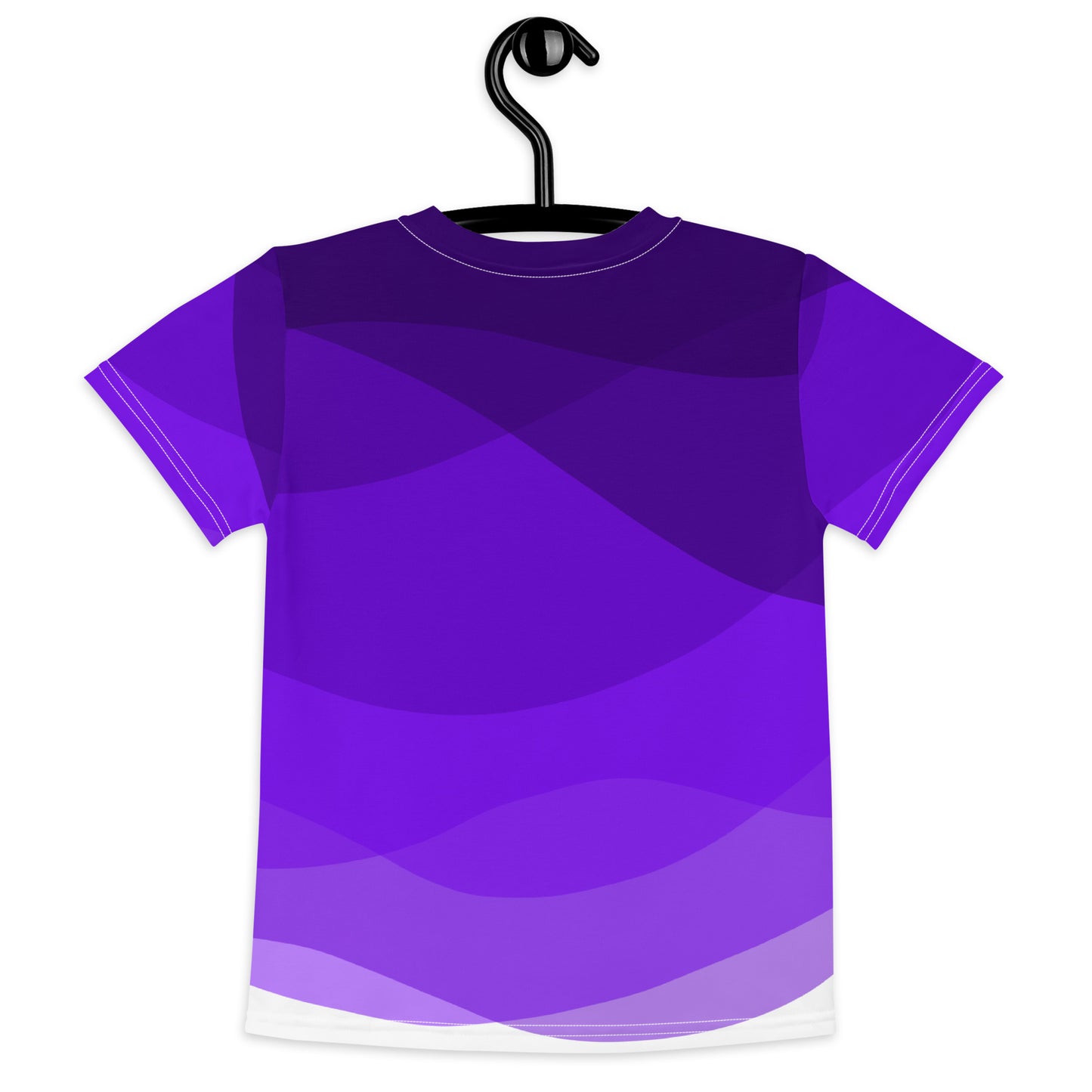 Violet Swirls Kids crew neck t-shirt