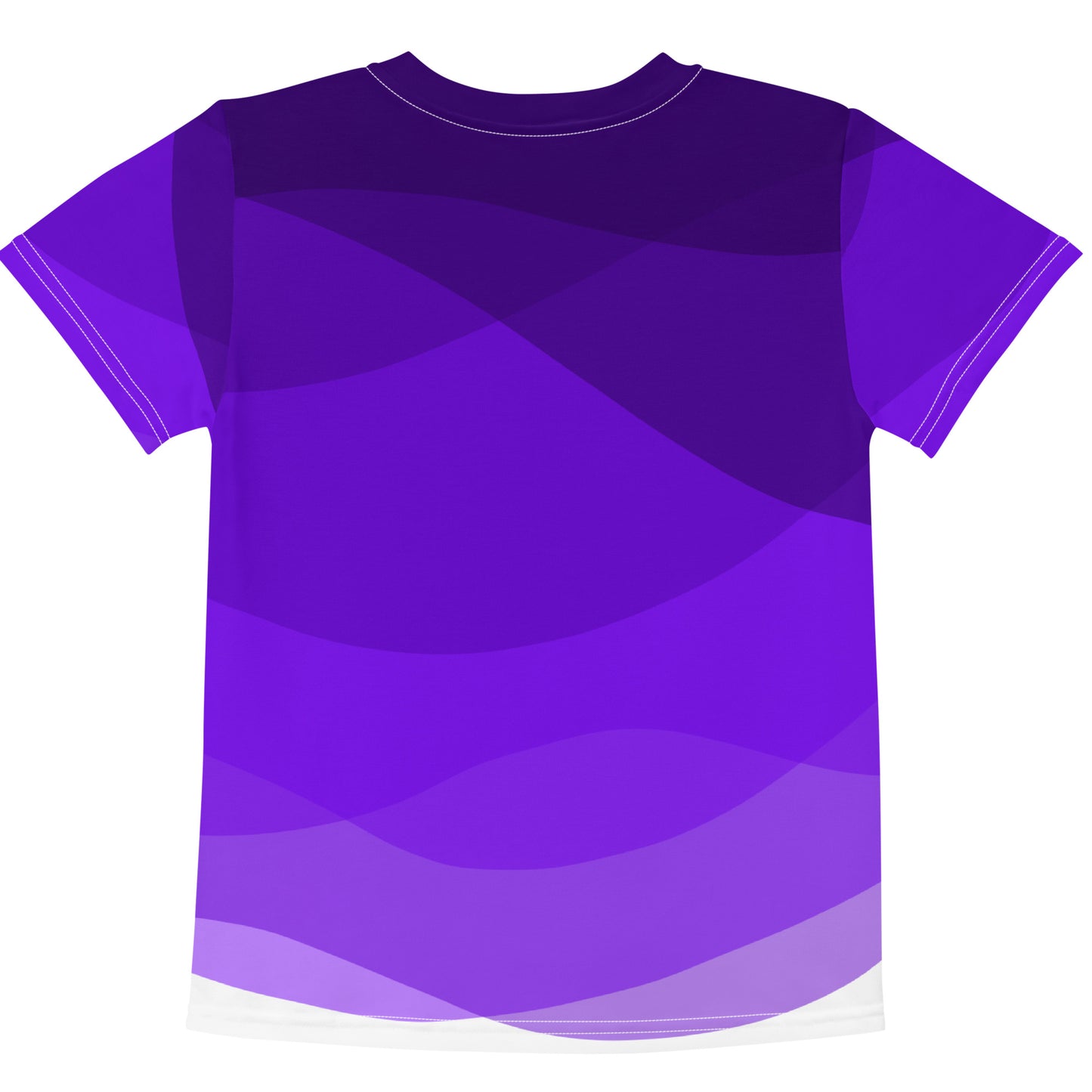 Violet Swirls Kids crew neck t-shirt