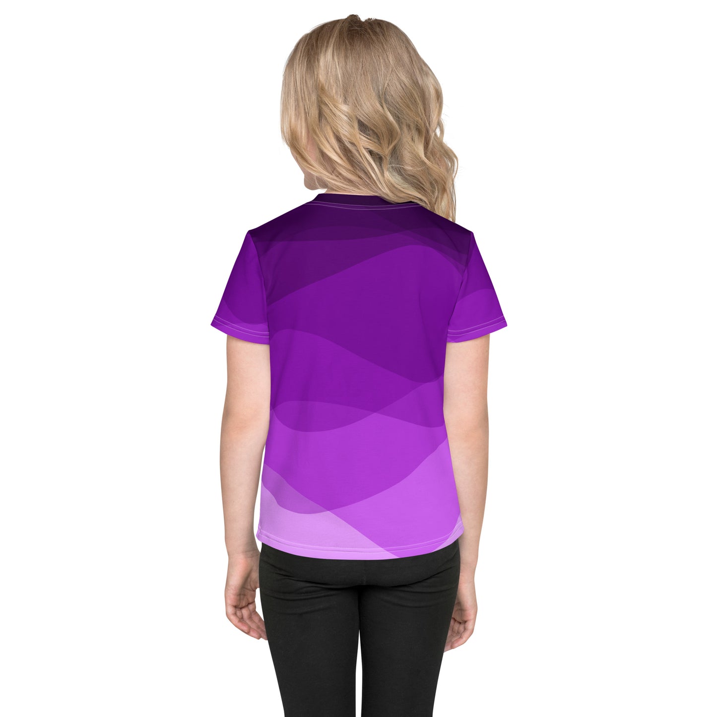 Plum Waves Kids crew neck t-shirt