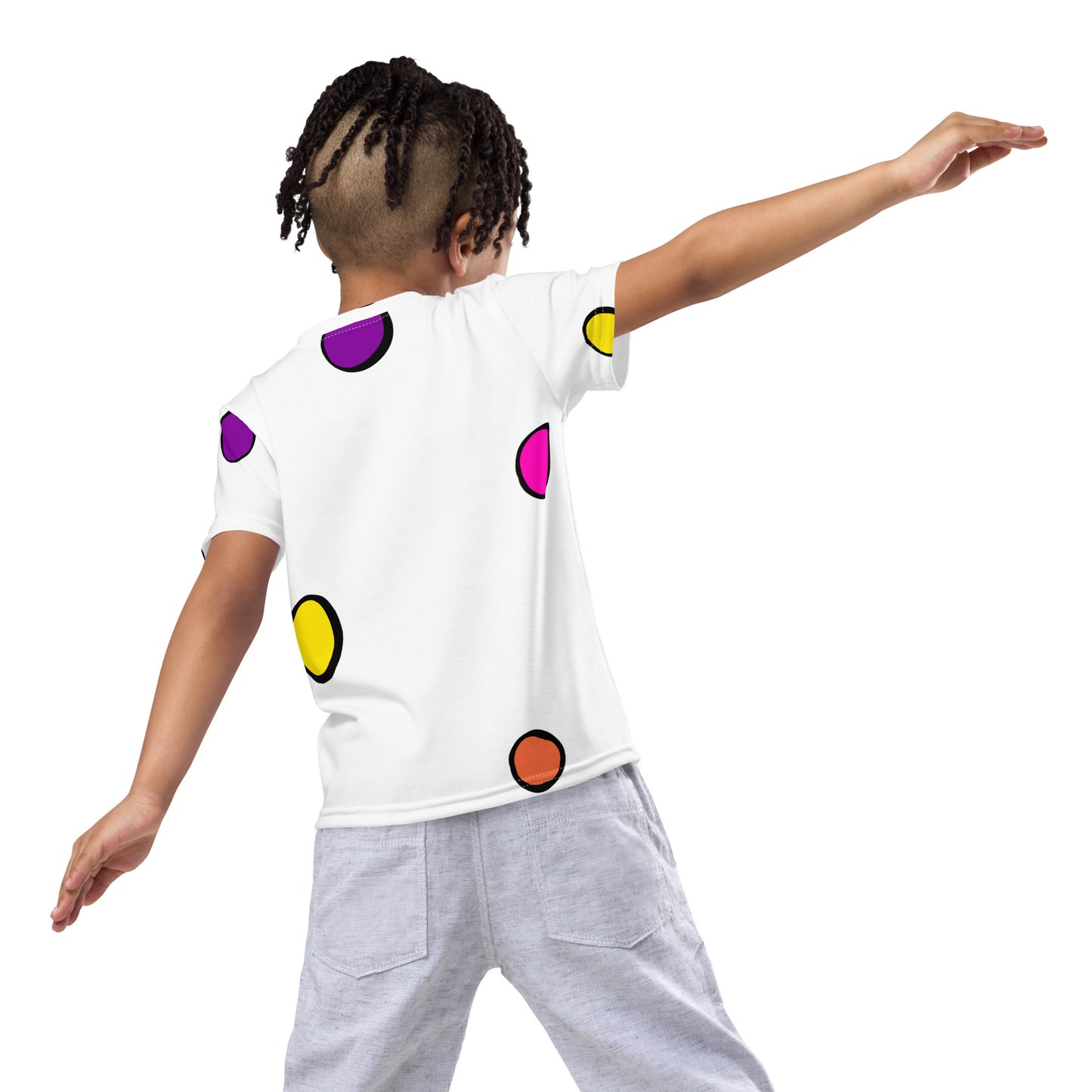 Dots Kids crew neck t-shirt