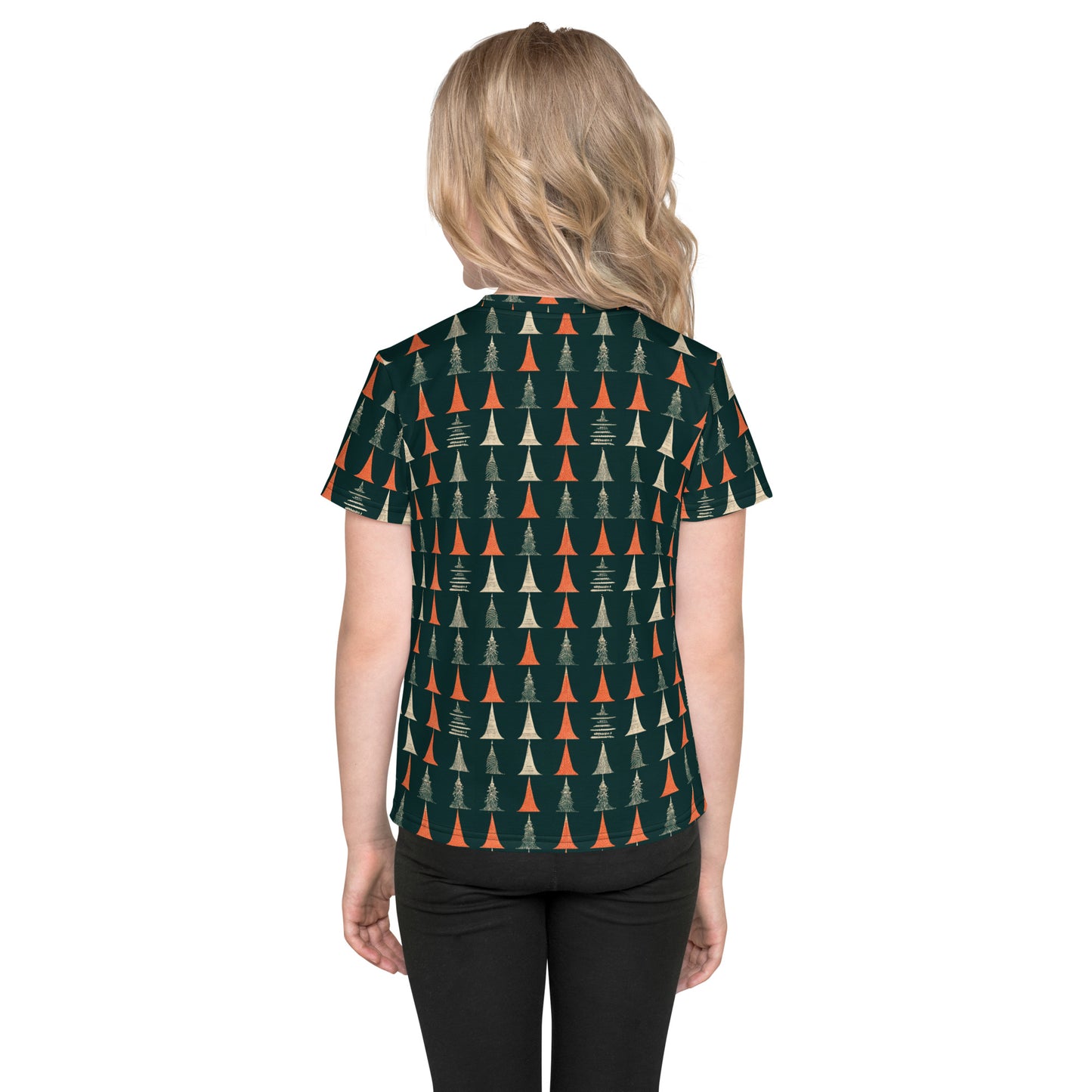 Holiday Tree Symphony Girl’s crew neck t-shirt