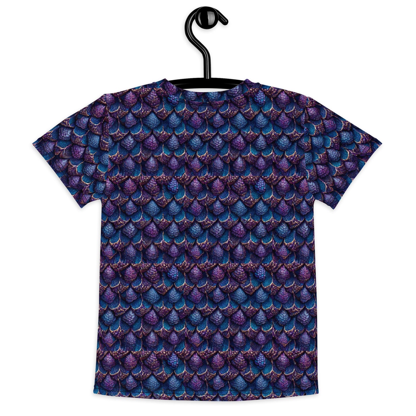 Luminosa, the Radiant Amethyst Drakon Boy’s crew neck t-shirt