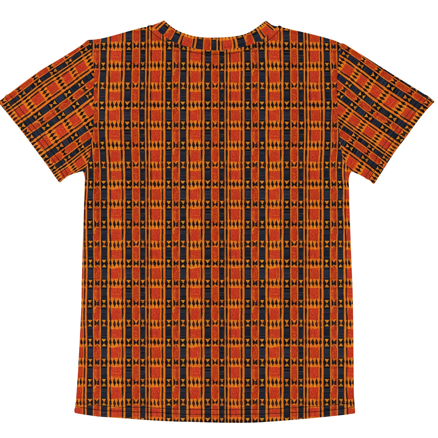 Maasai Stripe Mirage Girl’s crew neck t-shirt