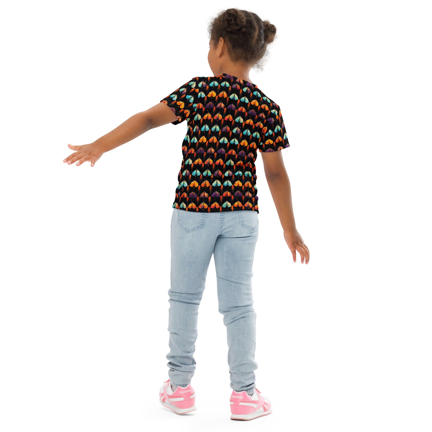 Quilted Wings Girl’s crew neck t-shirt