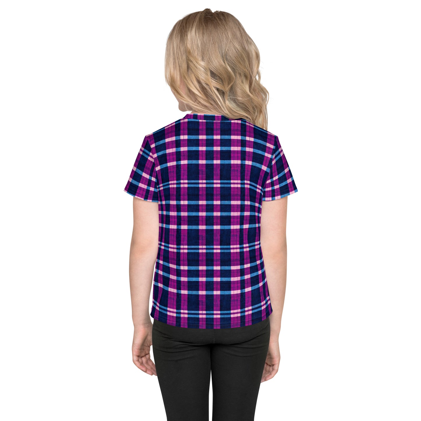 Royal Highlander Plaid Girl’s crew neck t-shirt