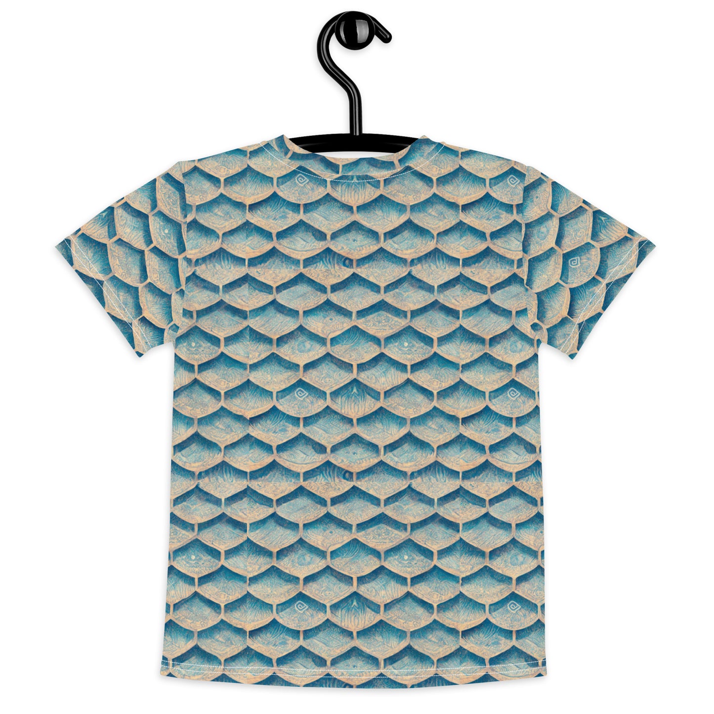 Seafoam Scales Girl’s crew neck t-shirt