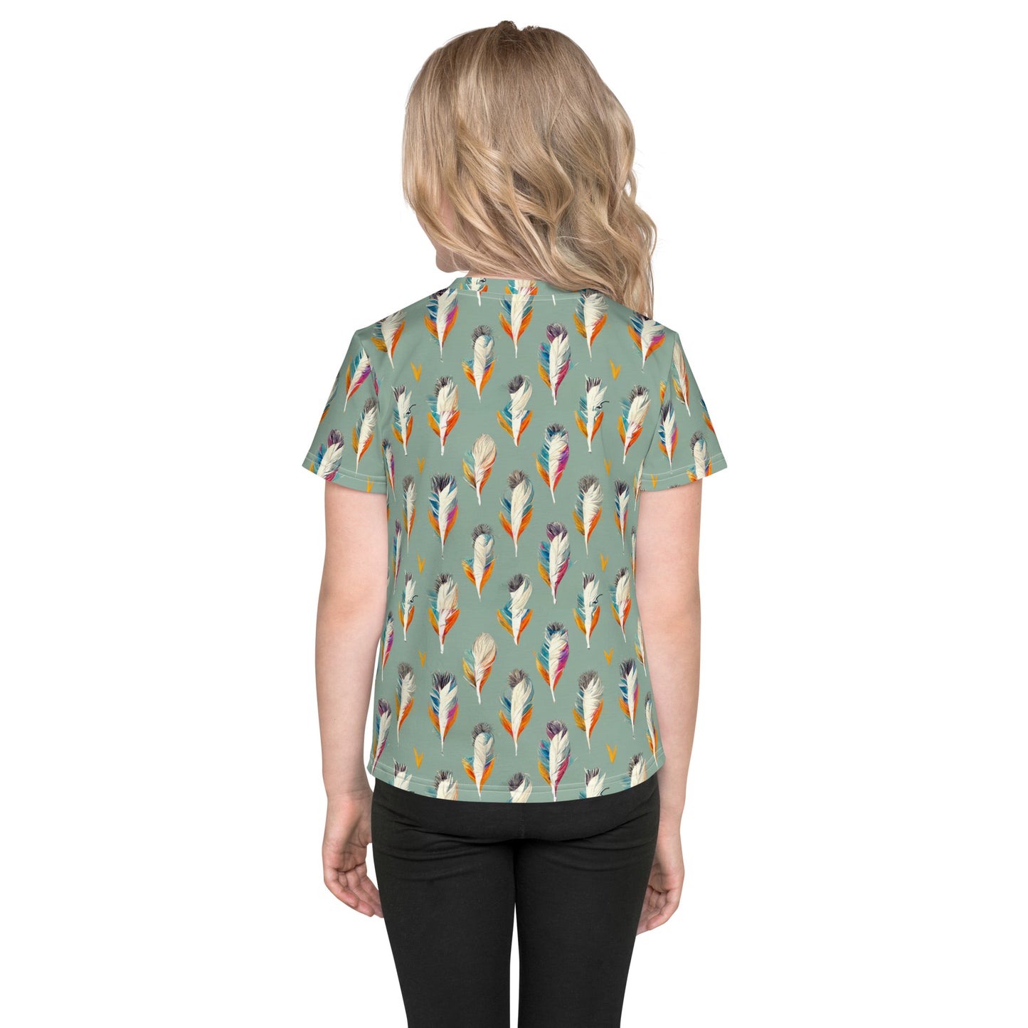 Tropical Birdsong Girl’s crew neck t-shirt