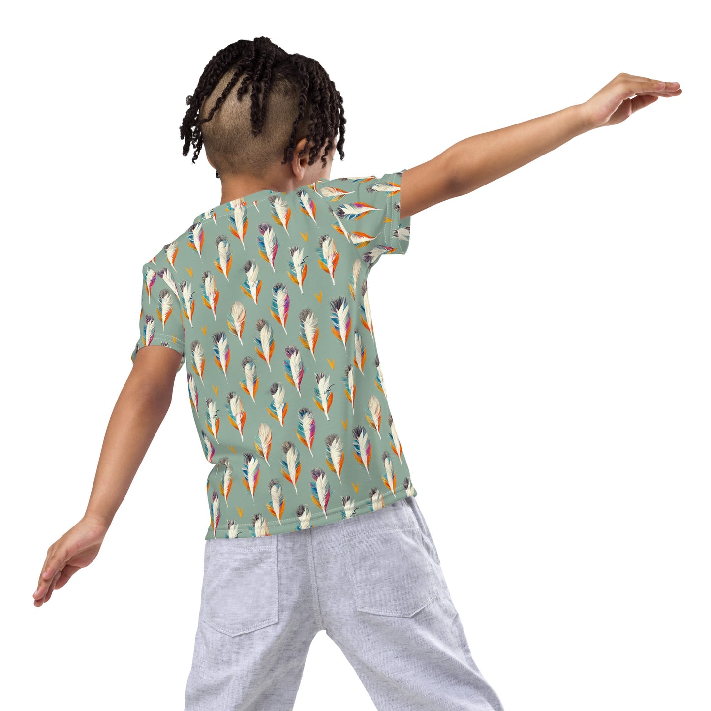 Tropical Birdsong Boy’s crew neck t-shirt