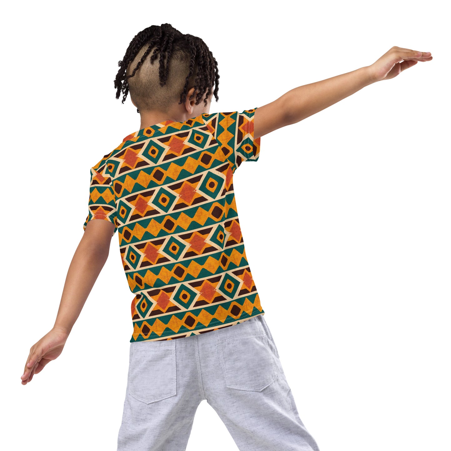 Tropical Diamond Tango Boy’s crew neck t-shirt