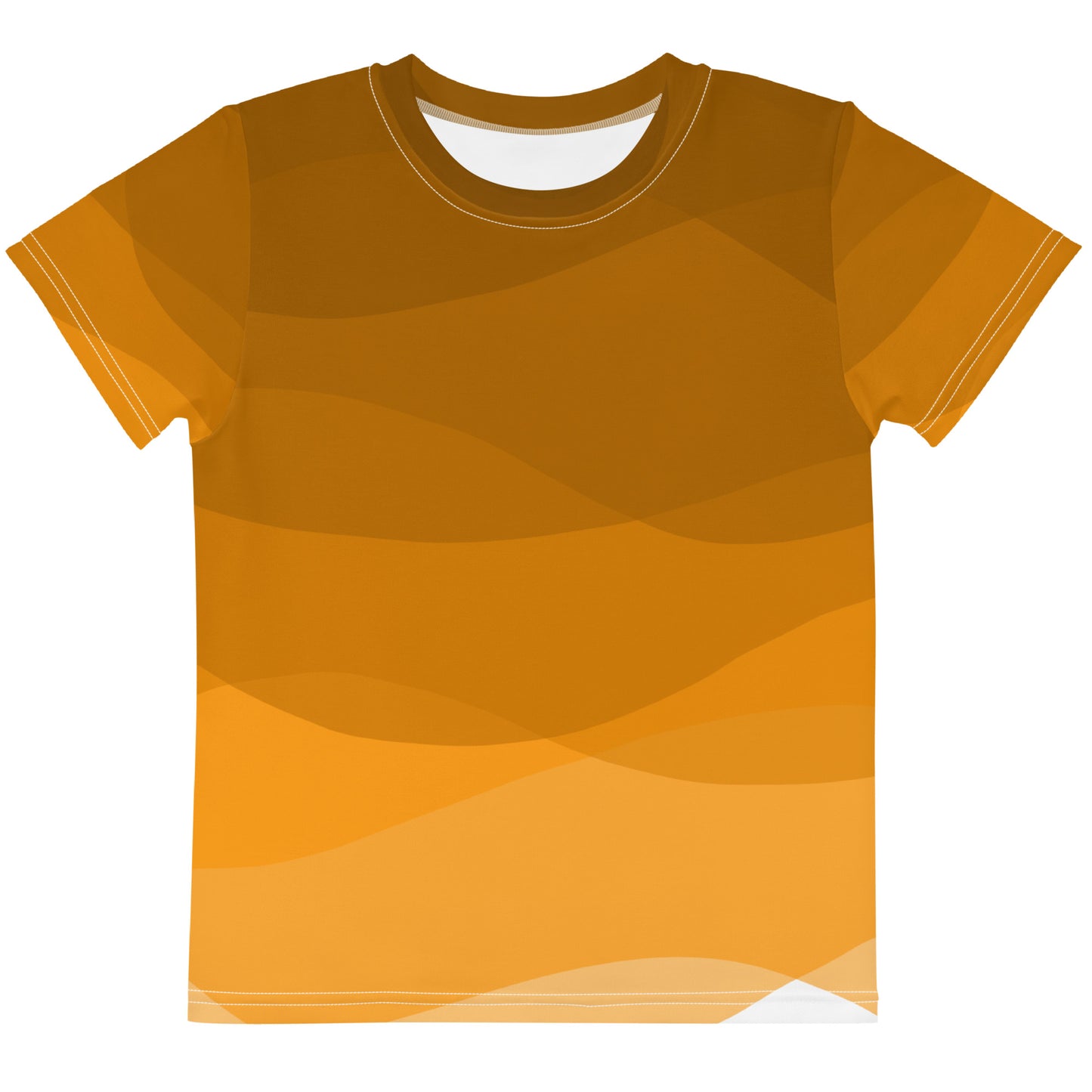 Tangerine Whirlpool Kids crew neck t-shirt