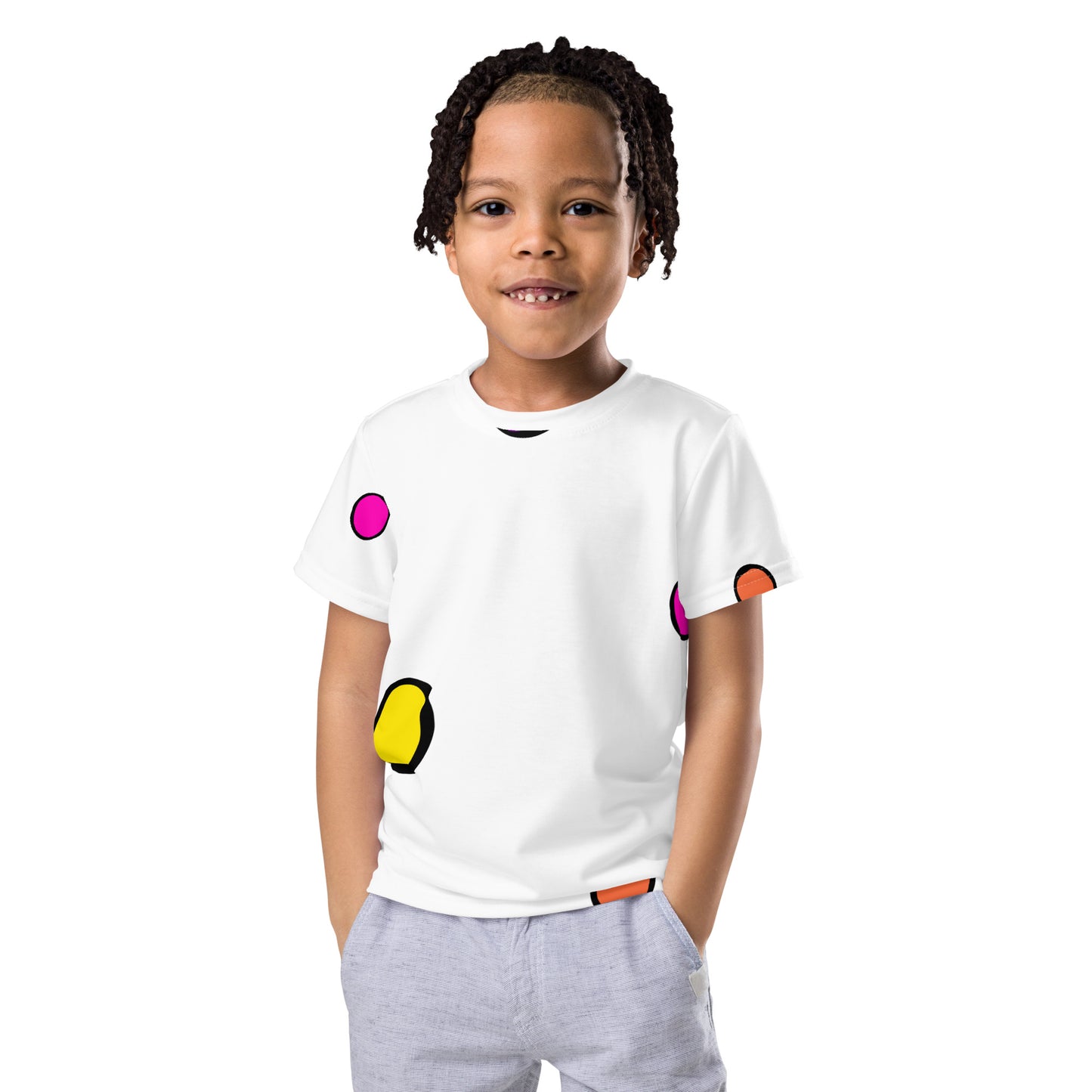 Dots Kids crew neck t-shirt