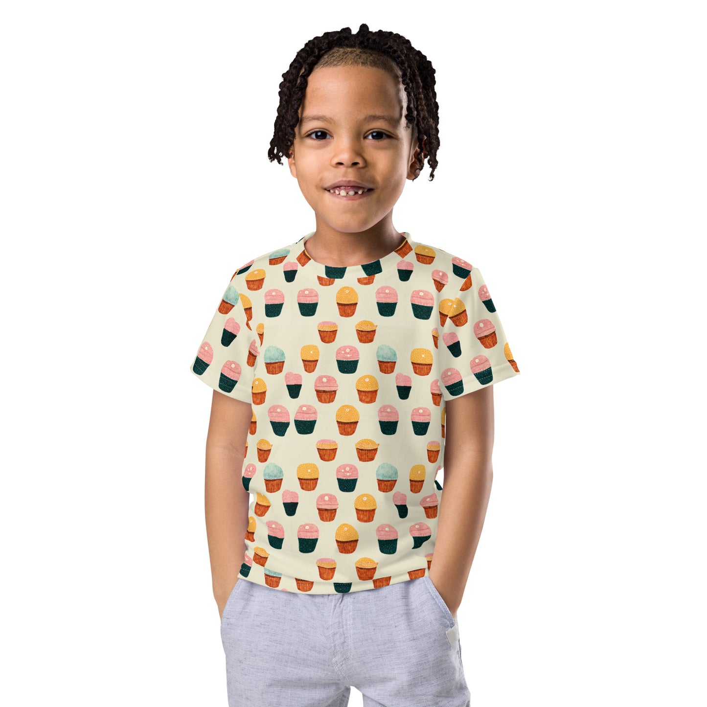 Cheerful Medley Boy’s crew neck t-shirt