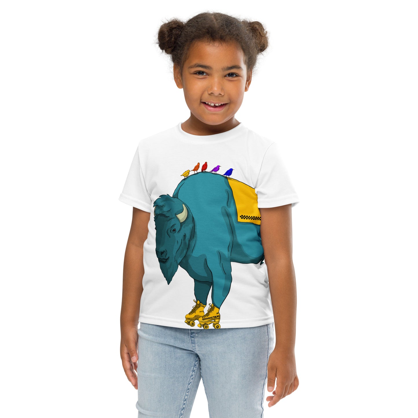 Commuter Bison Girl’s crew neck t-shirt