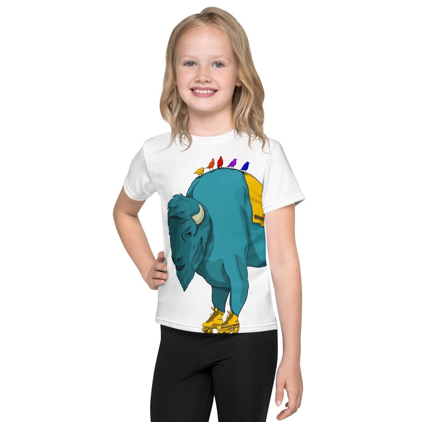 Commuter Bison Girl’s crew neck t-shirt