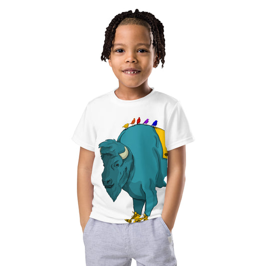 Commuter Bison Boy’s crew neck t-shirt