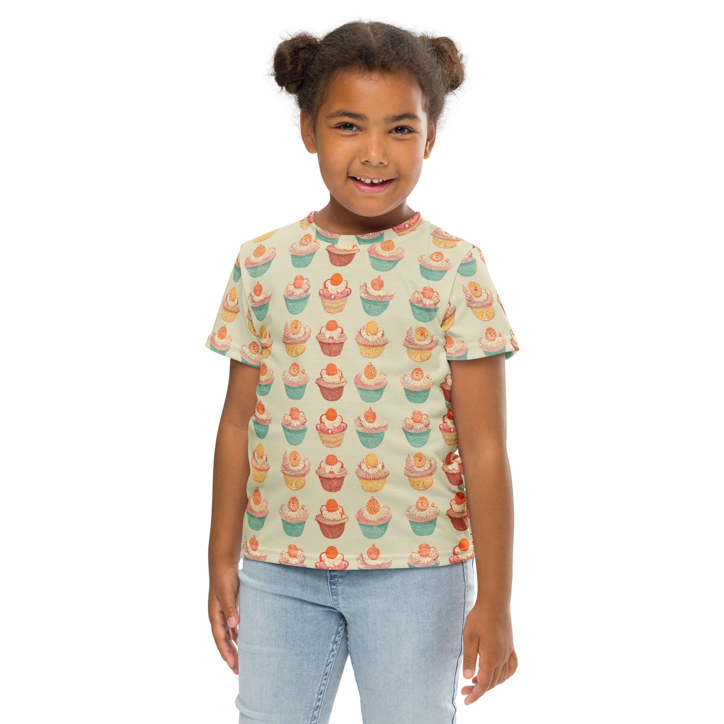 Cupcakery Girl’s crew neck t-shirt