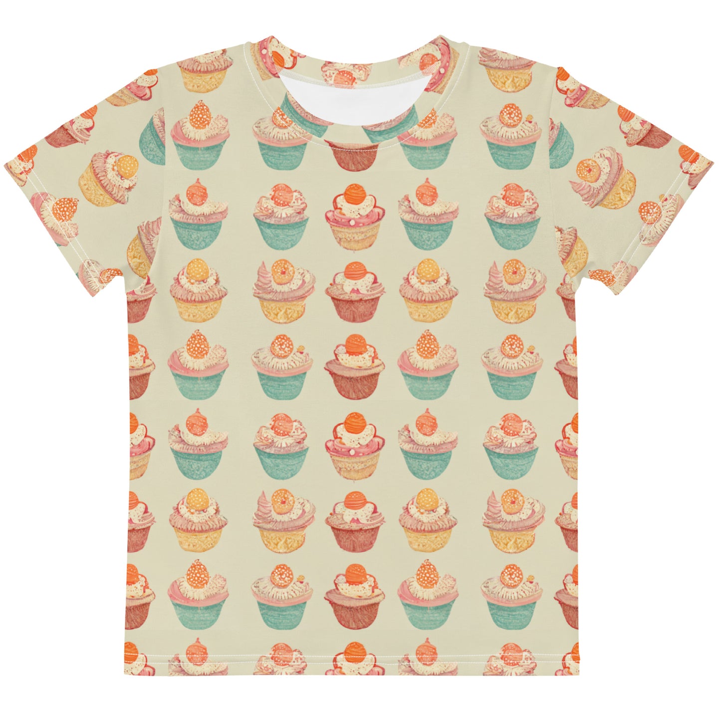 Cupcakery Girl’s crew neck t-shirt