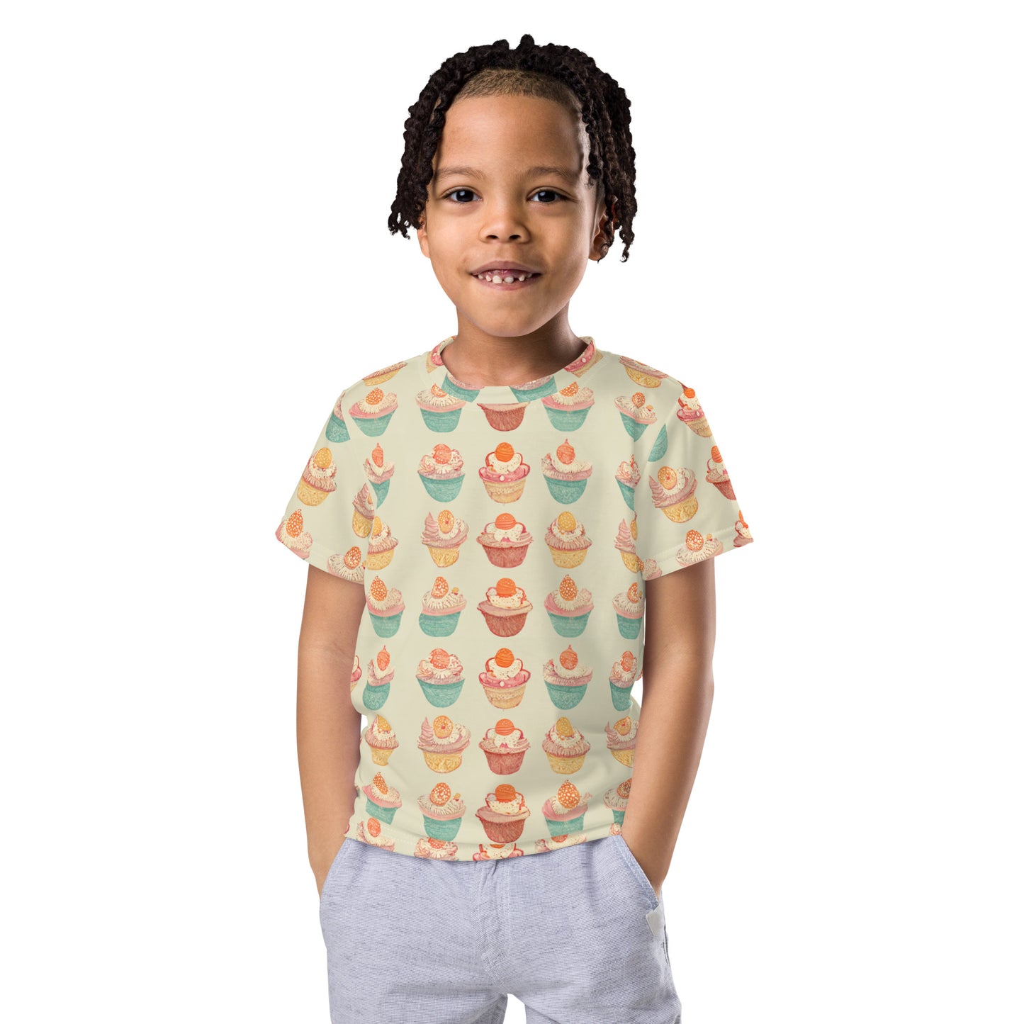 Cupcakery Boy’s crew neck t-shirt