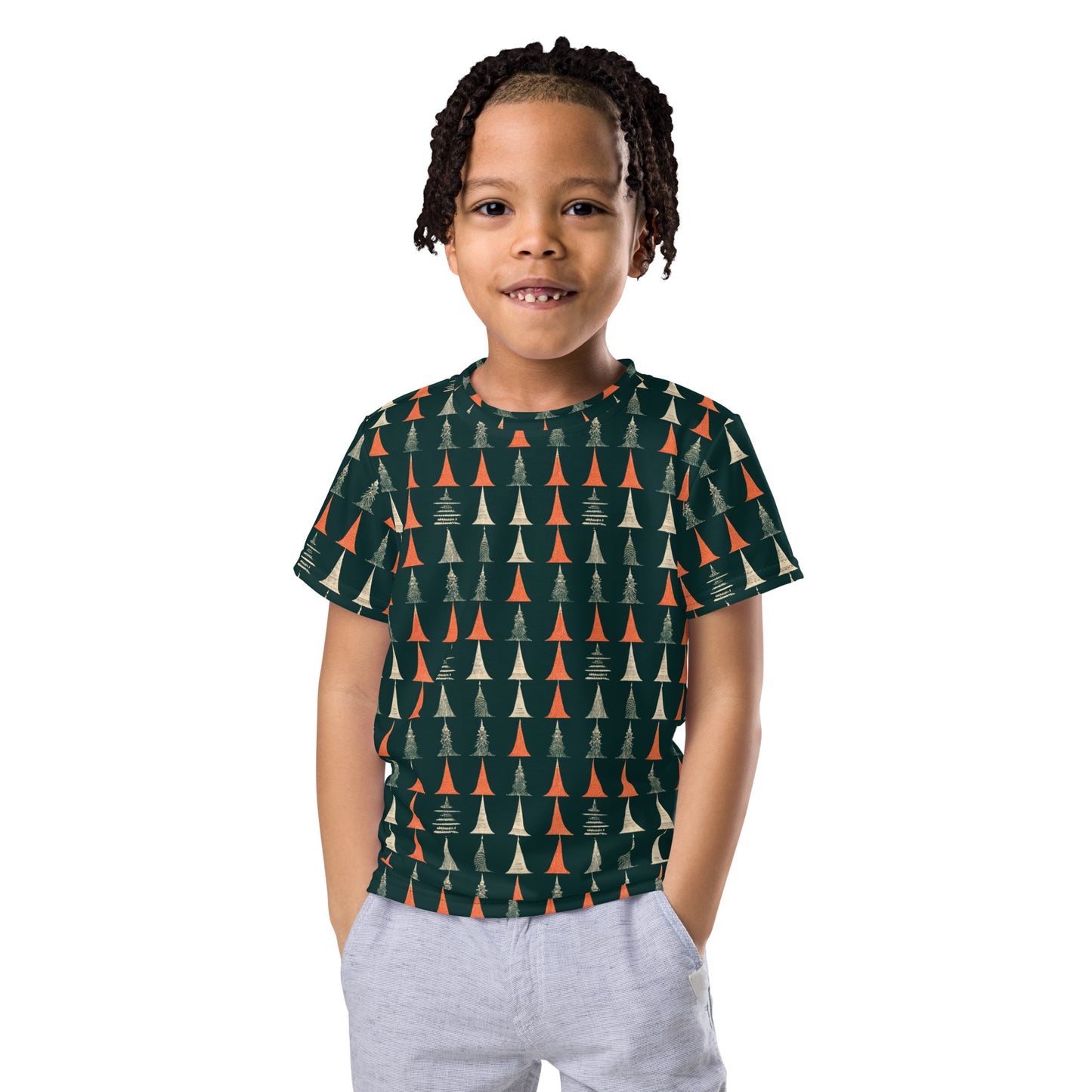 Holiday Tree Symphony Boy’s crew neck t-shirt