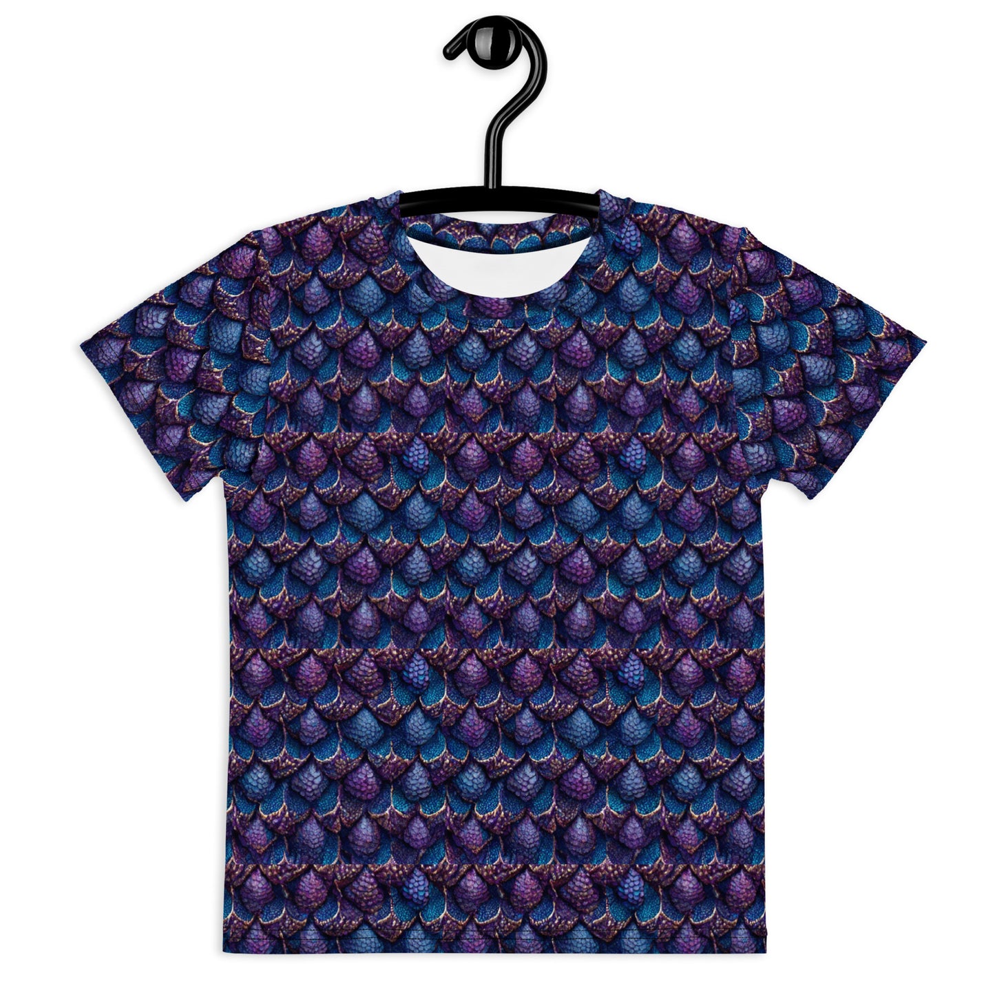 Luminosa, the Radiant Amethyst Drakon Girl’s crew neck t-shirt