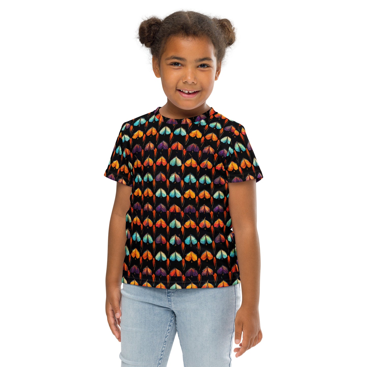 Quilted Wings Girl’s crew neck t-shirt