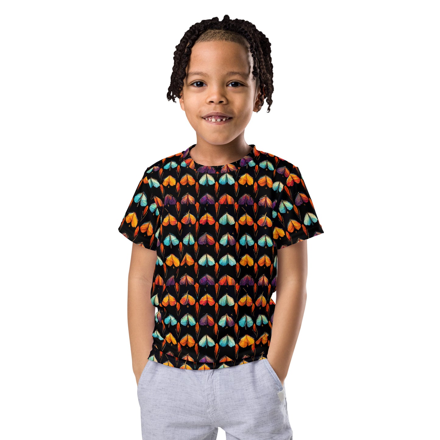 Quilted Wings Boy’s crew neck t-shirt