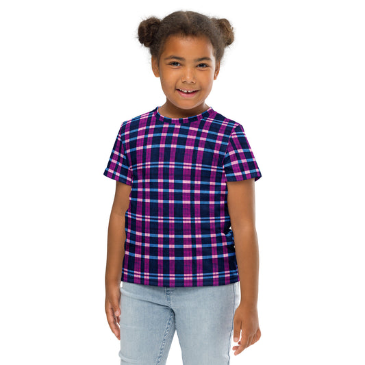 Royal Highlander Plaid Girl’s crew neck t-shirt