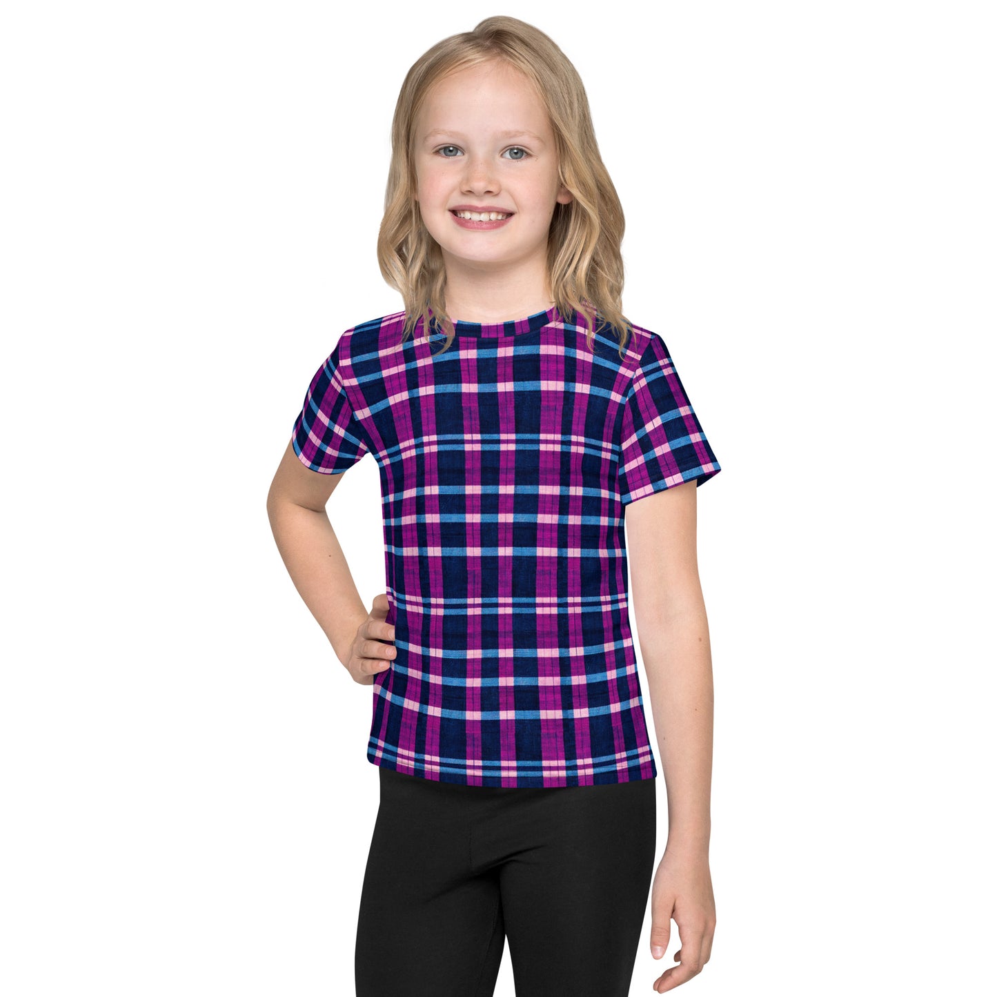 Royal Highlander Plaid Girl’s crew neck t-shirt