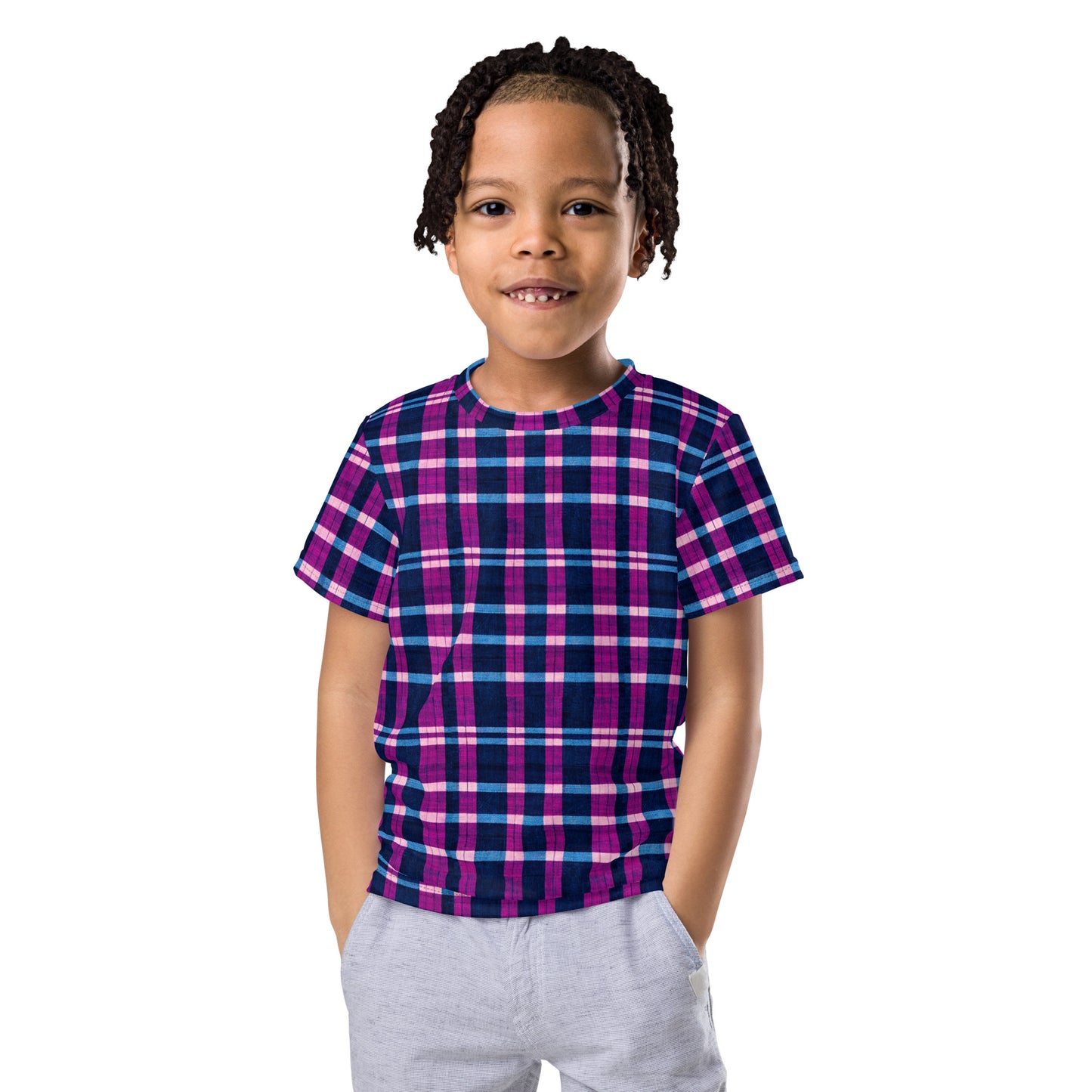 Royal Highlander Plaid Boy’s crew neck t-shirt